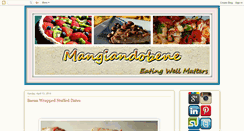 Desktop Screenshot of mangiandobene.com